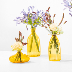 Ваза Un Fiore 13 см, желтая