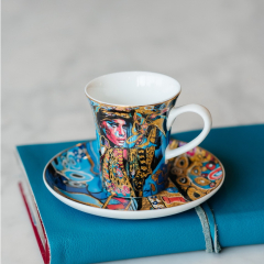 Чашка для эспрессо с блюдцем "Афродита" 100 мл