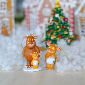 Елочная игрушка "Груффало с ребенком" 8 см