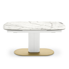 Стол Calligaris Cameo 165(241)х100 CS4124, Silk White Marble