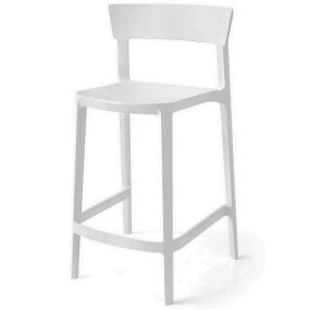 Стул полубарный Calligaris Skin, Optic White