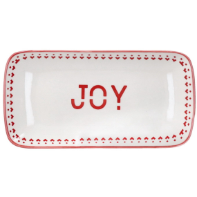 Блюдо прямоугольное Joy 22х11 см, красное