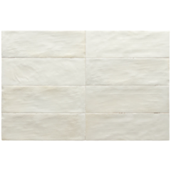 Плитка керамическая Equipe Sabbia 6,5х20, Silica White, 8 мм