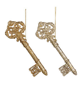 Игрушка на елку "Ключик" 15 см, в ассортименте