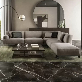 Керамогранит Italon Stellaris 120х278 Lux, Absolute Black, 6 мм