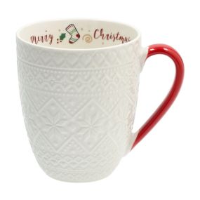 Кружка Merry Christmas 410 мл, белая