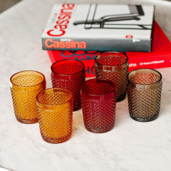 Набор стаканов для виски Bicos Brown 280 мл, 4 шт