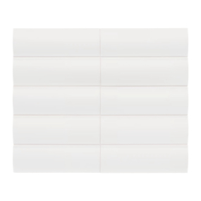 Плитка керамическая Equipe Vibe 6,5х20, out, Gesso White Matt, 8 мм