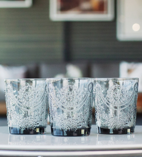 Набор стаканов Glass Savoia 320 мл, 3 шт, серый