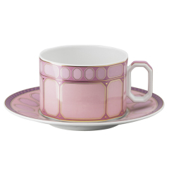 Чашка чайная с блюдцем Signum Rose 260 мл 