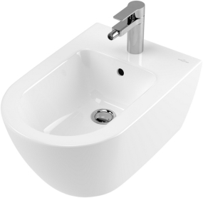 Биде подвесное Villeroy & Boch Subway 2:0 57х38, CeramicPlus, 540000R1