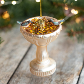 Новогодняя игрушка "Фонтан" 10 см