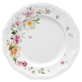 Тарелка салатная Maria Pink Rose 21 см