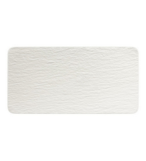 Блюдо прямоугольное Manufacture Rock Blanc 35x18 см