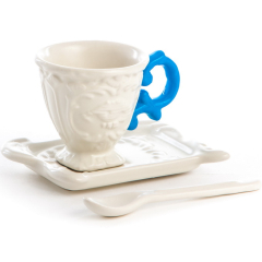 Набор кофейный I-Wares, 3 предмета, голубой