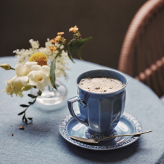 Блюдце для чашки кофейной Maria Dream Blue 14 см