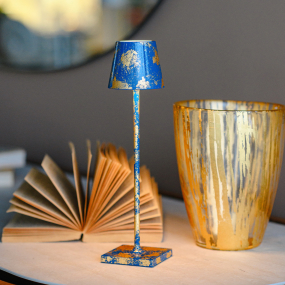 Лампа настольная Zafferano Poldina Pro Micro 27,5 см, цвет золото