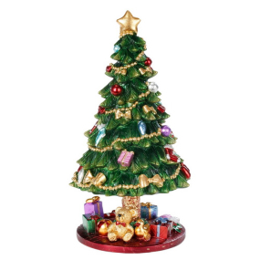 Шкатулка музыкальная "Елка на ножке" 22,5 см