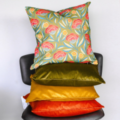 Чехол для подушки декоративной Isadora 40х40 см, цвет оливка