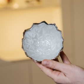 Чаша "Кувшинка" 10 см, цвет перламутр