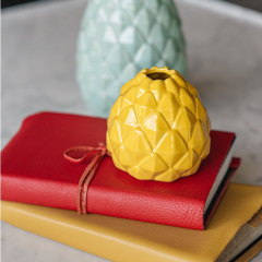 Ваза "Ананас" 10 см, желтая