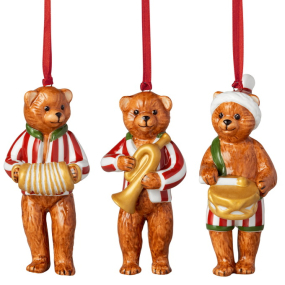 Набор фигурок Villeroy & Boch Nostalgic Ornaments  "Медведи", 3 шт