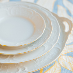 Блюдо для торта Sanssouci Ivory Gold 32 см