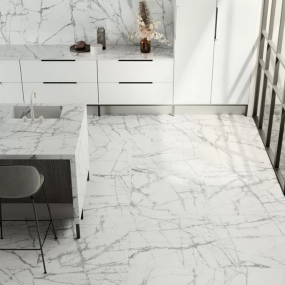 Керамогранит Italon Charme Deluxe 80х80 Naturale, Invisible White, 9 мм