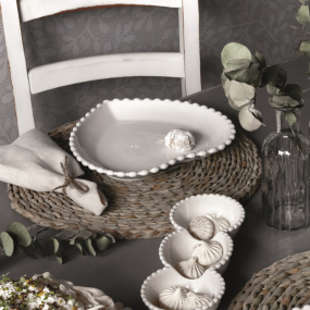 Блюдо "Сердце" Ornament Pearl 26 см