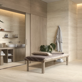 Керамогранит Imola The Rock 60х120 N, Travertino Argentum, 6,5 мм