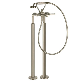 Смеситель для ванны Gessi Venti20 65128.149, напольный, брашированный никель