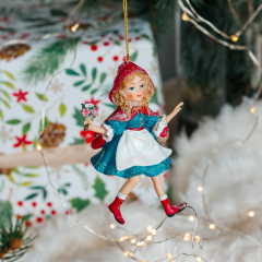Елочная игрушка "Красная Шапочка" 11 см