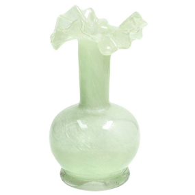 Ваза Glass Design Astrid 20 см, зеленая