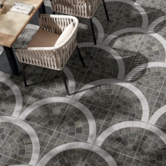 Керамогранит Coliseum Sanremo 45х45 Naturale, Pavone Mix, 8 мм