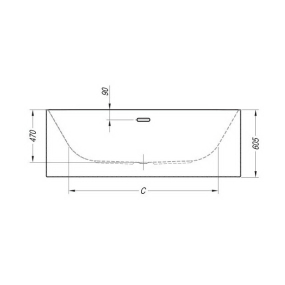 Ванна акриловая Kolpa-San Pandora-FS 163х68, с сифоном, белая