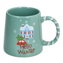 Кружка Hello Winter 400 мл, голубая