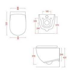 Унитаз подвесной Artceram File 2.0 FLV004_01;30, с сиденьем, белый