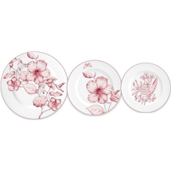 Набор посуды на 6 персон Atollo Colibri, 18 предметов