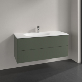 Тумба с раковиной Villeroy & Boch Antao 120х50, Leaf Green Matt Lacquer