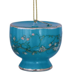 Елочная игрушка "Чашка. Ван Гог" 6 см