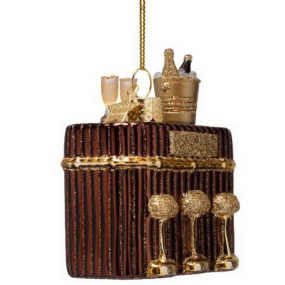 Елочная игрушка "Коктейльный бар" 8 см