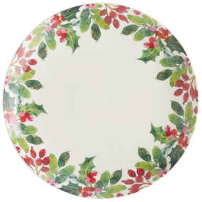 Тарелка столовая Botanic Garden Christmas Holly 27,5 см, орнамент