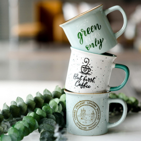 Кружка Natural 360 мл, зеленая