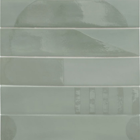 Керамогранит Equipe Wadi 6х30, Decor Mint, 8 мм