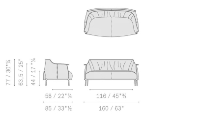 Диван Poltrona Frau Archibald