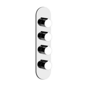 Внешняя часть Gessi Oxygene 43066.031 смесителя термостатического, хром