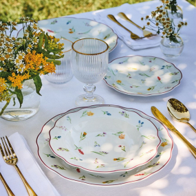 Набор посуды на 6 персон Cappettata Millefiori, 18 предметов