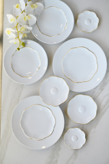 Тарелка салатная Sonetto Oro 23 см