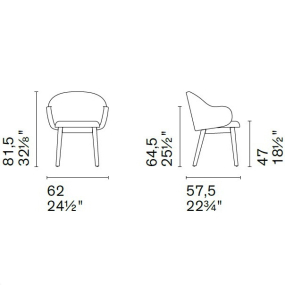 Стул Calligaris Holly Fab CS2206, Hemp