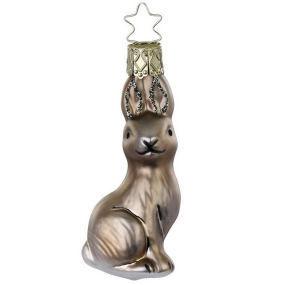 Елочная игрушка "Заяц" 8 см